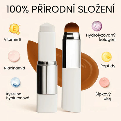 Make-up 2 v 1 s integrovaným štětcem