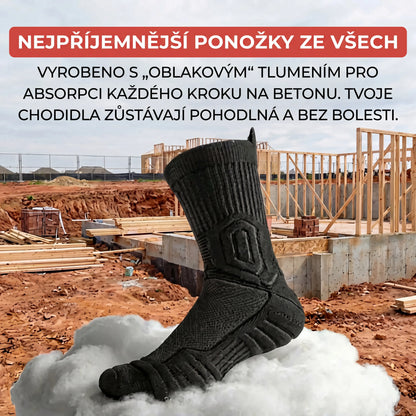 CloudFusion atletické polstrované ponožky crew