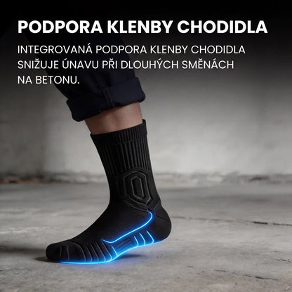 CloudFusion atletické polstrované ponožky crew