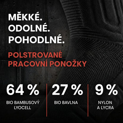 CloudFusion atletické polstrované ponožky crew