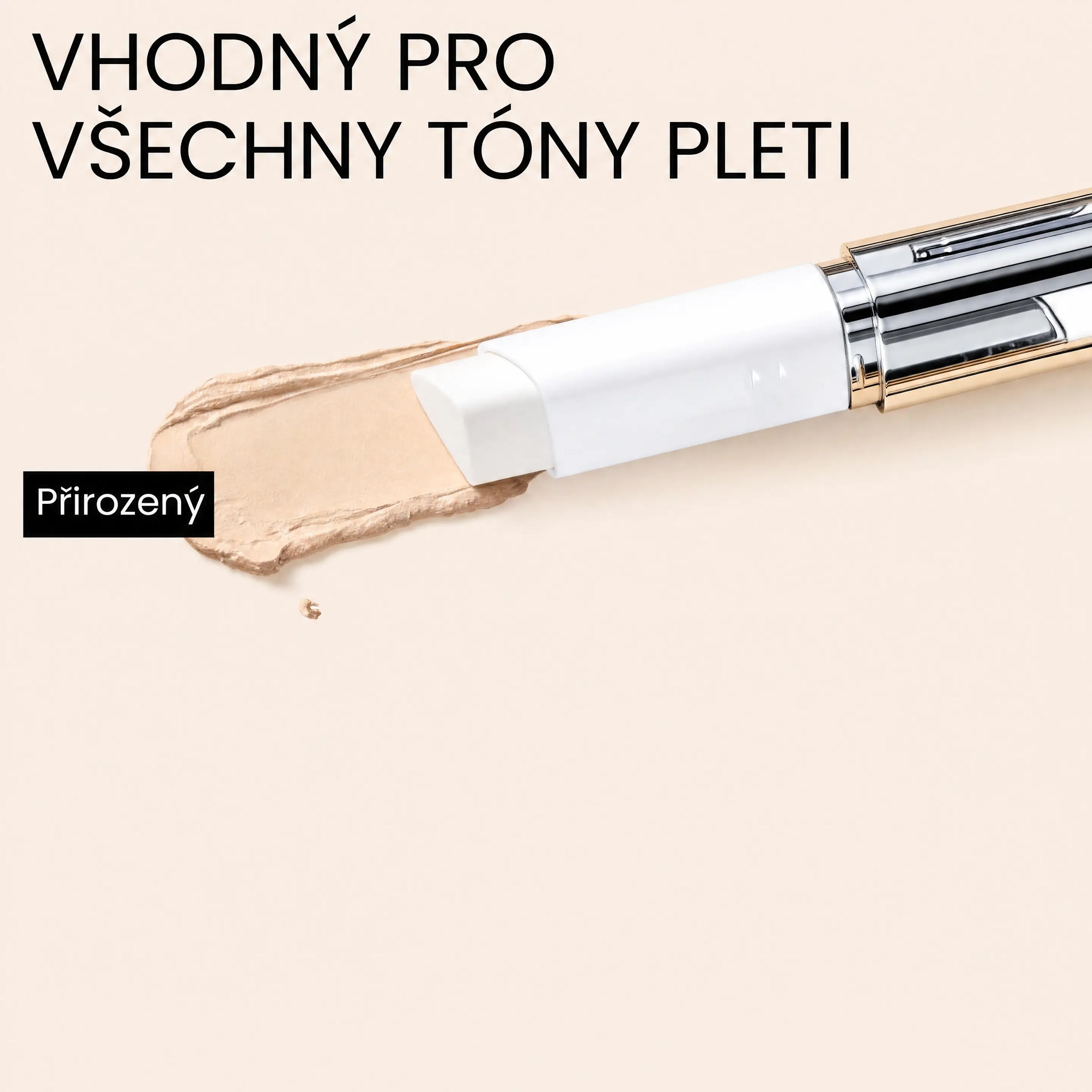Make-up 2 v 1 s integrovaným štětcem